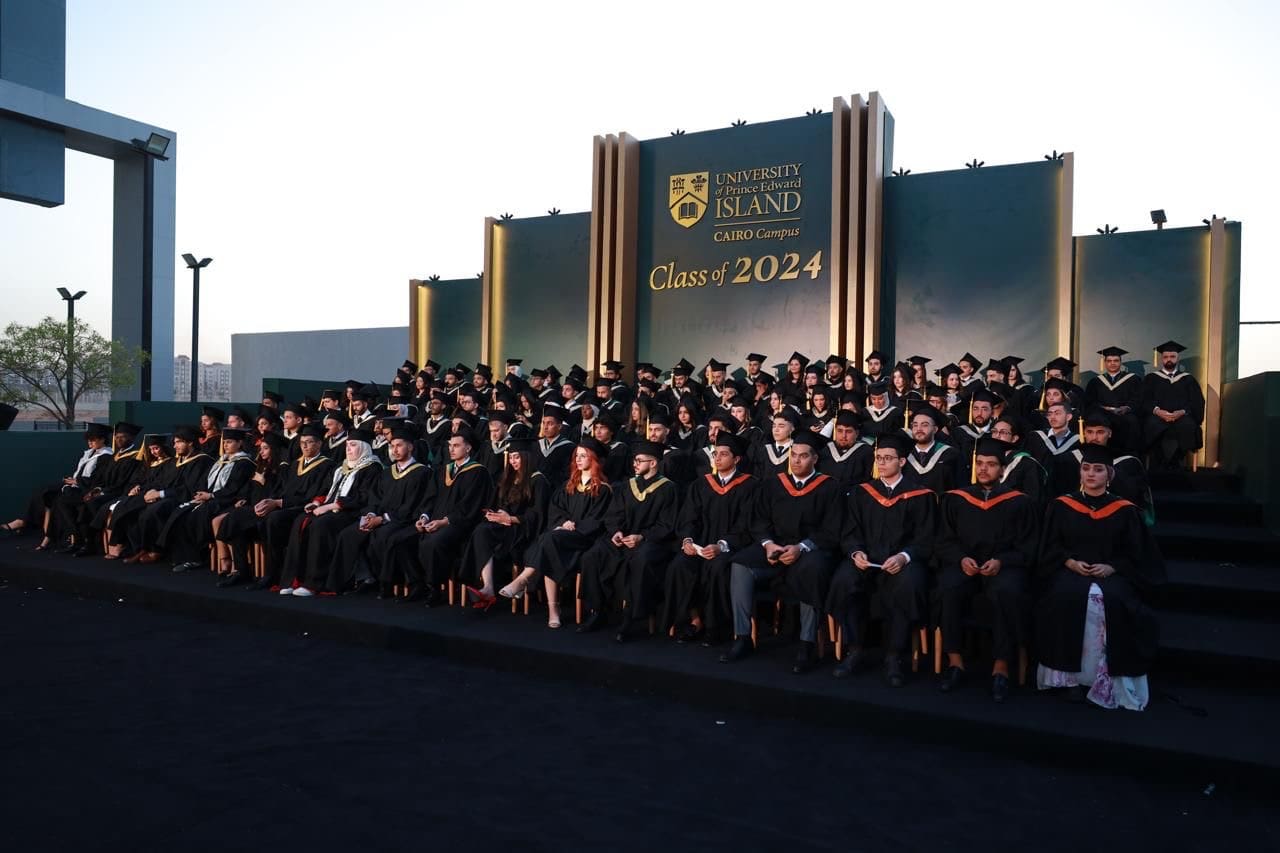 a0fe0991 b037 4ced 95fb 8a2802a9624d جامعة جزيرة الأمير إدوارد الكندية تحتفل بتخريج الدفعة الثالثة لعام 2024 بفرعها بالعاصمة الإدارية الجديدة موقع في الجامعة