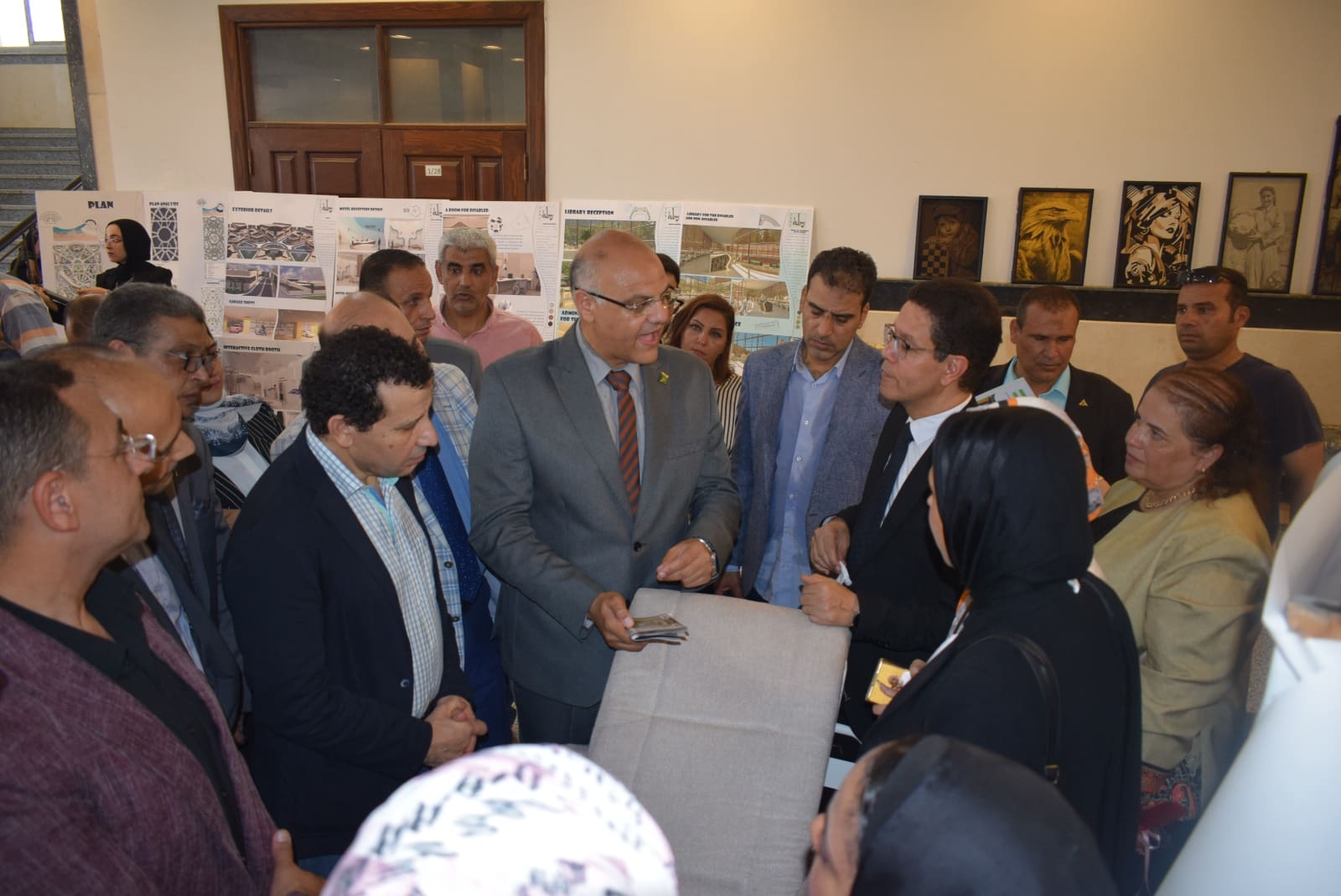 IMG 20240718 WA0125 بحضور محافظ القليوبية.. افتتاح معرض مشروعات تخرج لطلاب جامعة بنها  موقع في الجامعة