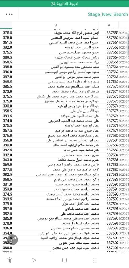 IMG 20240806 WA0024 أكثر من 600 طالب.. طلاب مدرسة الصالحية بمحافظة الشرقية يحصلون على 92% موقع في الجامعة
