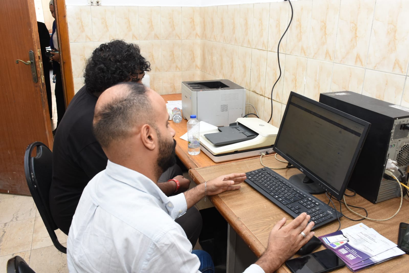 IMG 20240812 WA0171 معامل جامعة عين شمس تستقبل 1500 طالب وطالبة لتسجيل رغبات التنسيق موقع في الجامعة