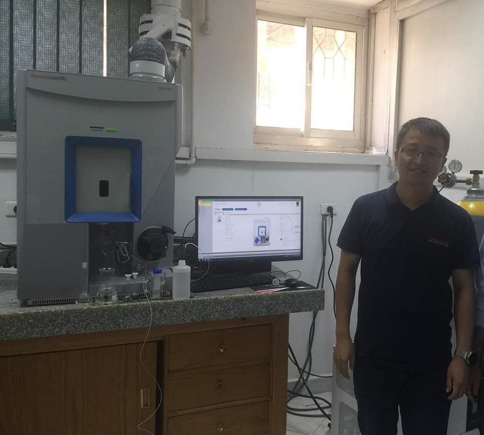 FB IMG 1727626051774 الاستشعار تركيب جهاز ICP بالمركز القومى للبحوث موقع في الجامعة