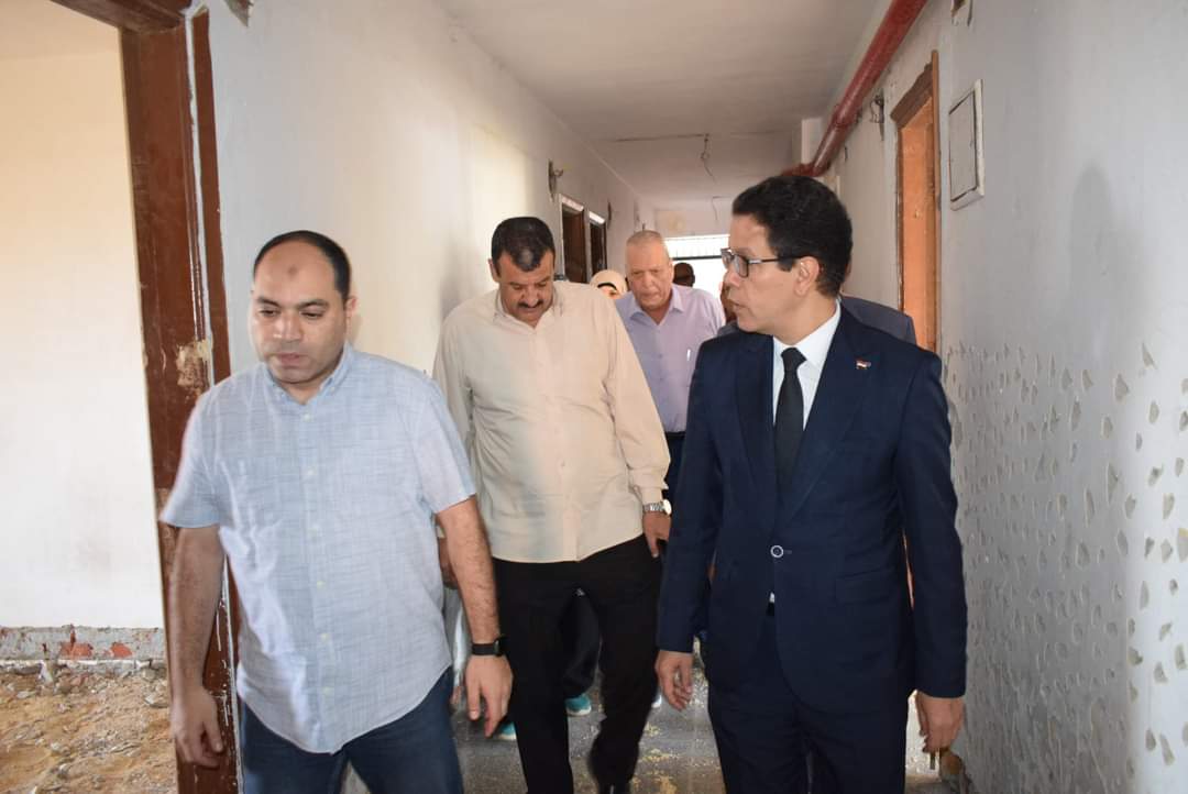 IMG 20240917 WA0097 جامعة بنها رئيس جامعة بنها يتفقد أعمال الصيانة بالمدن الجامعية بكفر سعد موقع في الجامعة