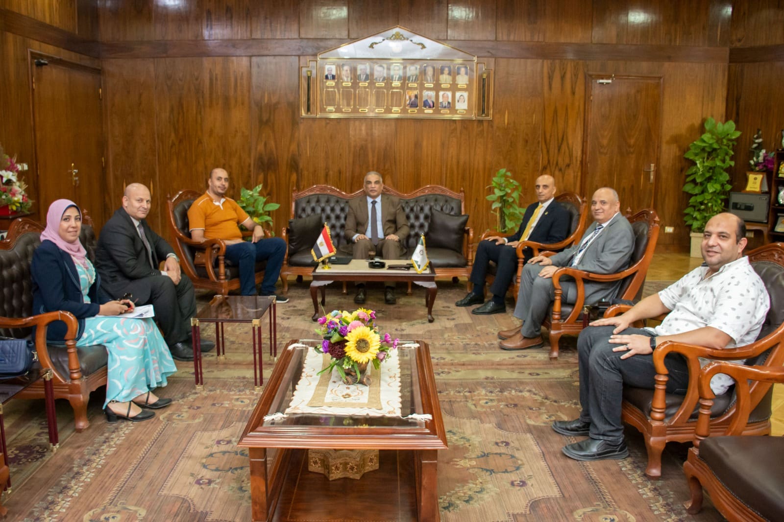 IMG 20240923 WA0115 طنطا جامعة طنطا تستقبل ممثل جهاز التنظيم والإدارة لاعتماد مراكز الحساب العلمي والحاسبات واللغات والتعليم المستمر موقع في الجامعة