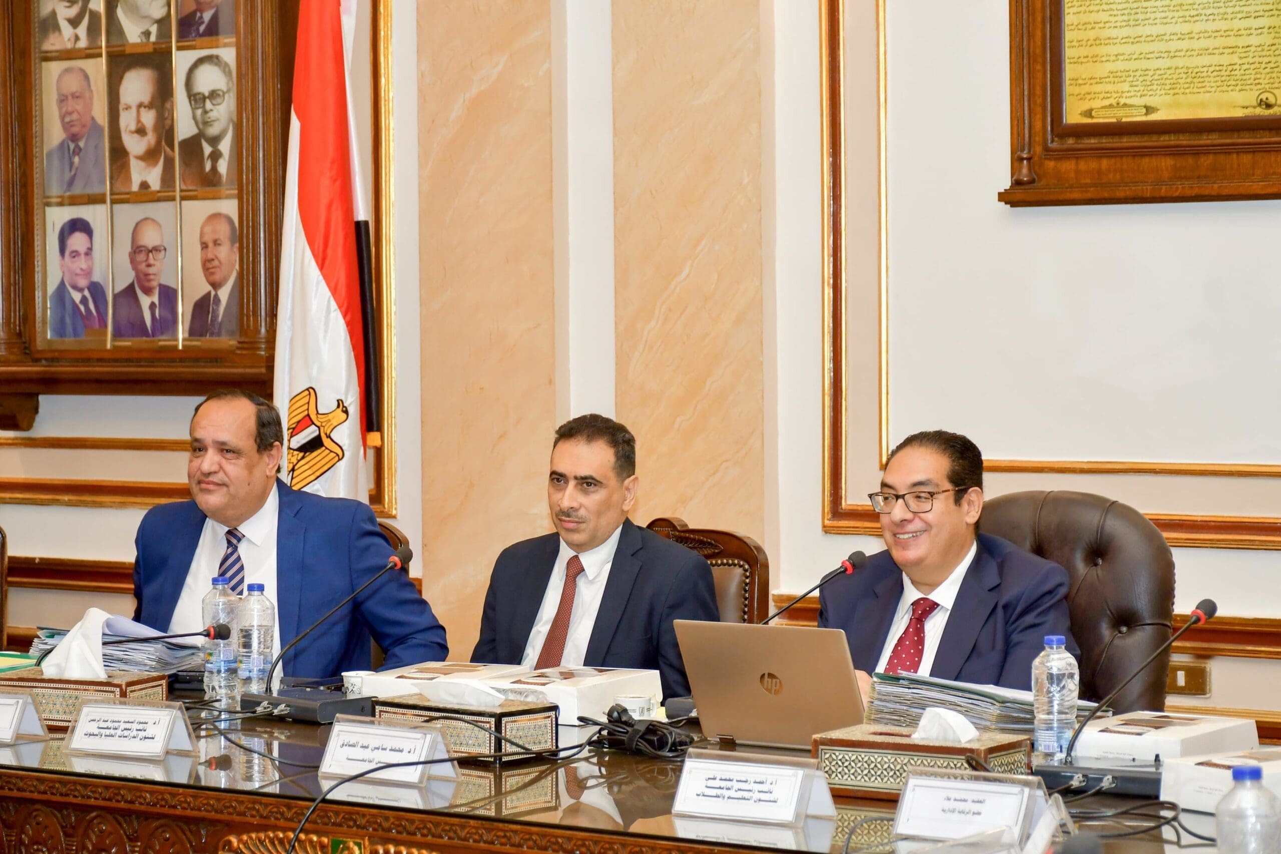 IMG 20240926 WA0013 scaled القاهرة مجلس جامعة القاهرة يوجه الشكر للقيادة السياسية لدعمها الكامل لمشروع تطوير مستشفيات قصر العيني موقع في الجامعة