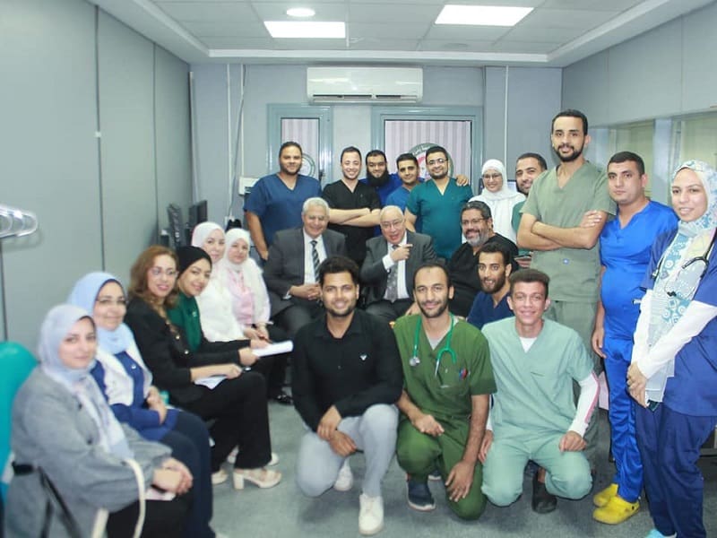 1 7 نجاح نجاح أول عملية كي ثلاثية الأبعاد بالقسطرة التداخلية بمستشفيات جامعة بني سويف موقع في الجامعة