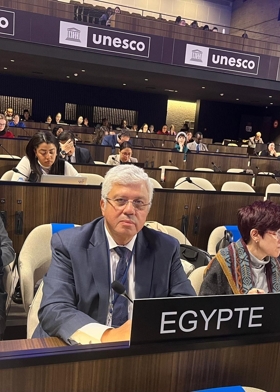 293d4185 14c8 4c45 98cc 5ca603c69f06 جامعة الاسماعيلية الأهلية وزير التعليم العالي يُلقي كلمة مصر في الدورة (٢٢٠) للمجلس التنفيذي لليونسكو موقع في الجامعة
