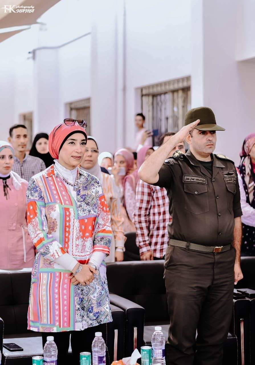 FB IMG 1728407137852 بنها صابرين عبد الجليل تشهد احتفال كلية التربية بالعام الدراسي الجديد وذكرى انتصارات أكتوبر  موقع في الجامعة