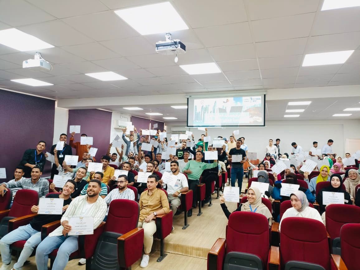 IMG 20241002 WA0152 جامعة حلوان " التكنولوجيات الحديثة فى صناعة الخلايا الشمسية "ورشة عمل بجامعة الدلتا التكنولوجية  موقع في الجامعة