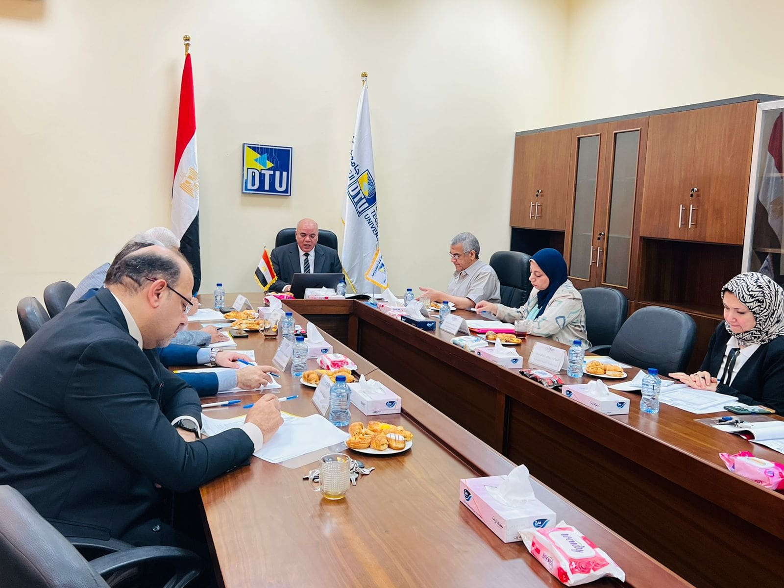 IMG 20241003 WA0057 إمديست تعرف على قرارات وتفاصيل الجلسة السادسة لمجلس جامعة الدلتا التكنولوجية  موقع في الجامعة