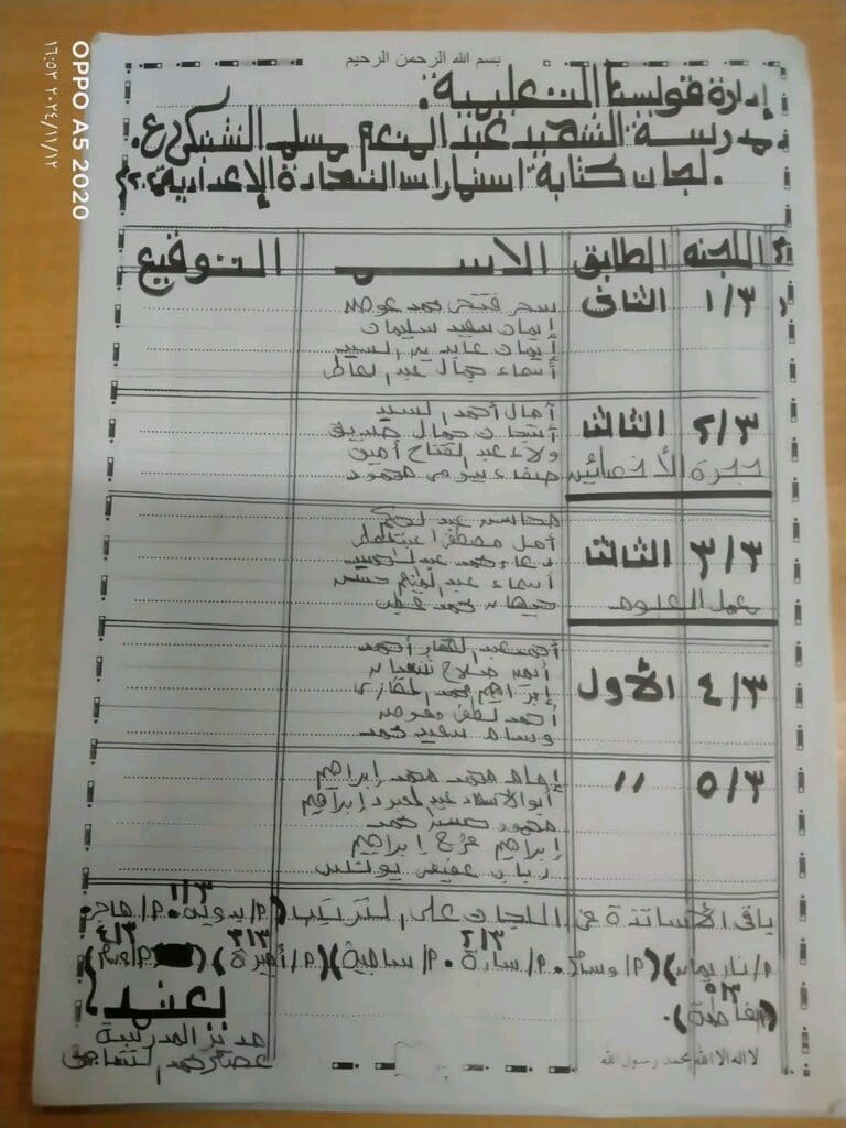 موعد استلام استمارات الشهادة الإعدادية بمدارس المنوفية 9 1731771248487 الشرقية موعد استلام استمارات الشهادة الإعدادية بمدارس المنوفية موقع في الجامعة
