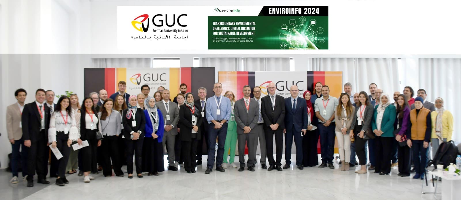 لأول مرة بمصر.. الجامعة الألمانية تستضيف الدورة 38 من مؤتمر المعلوماتية البيئية 1 4444 الجامعة الألمانية لأول مرة بمصر.. الجامعة الألمانية تستضيف الدورة 38 من مؤتمر المعلوماتية البيئية موقع في الجامعة