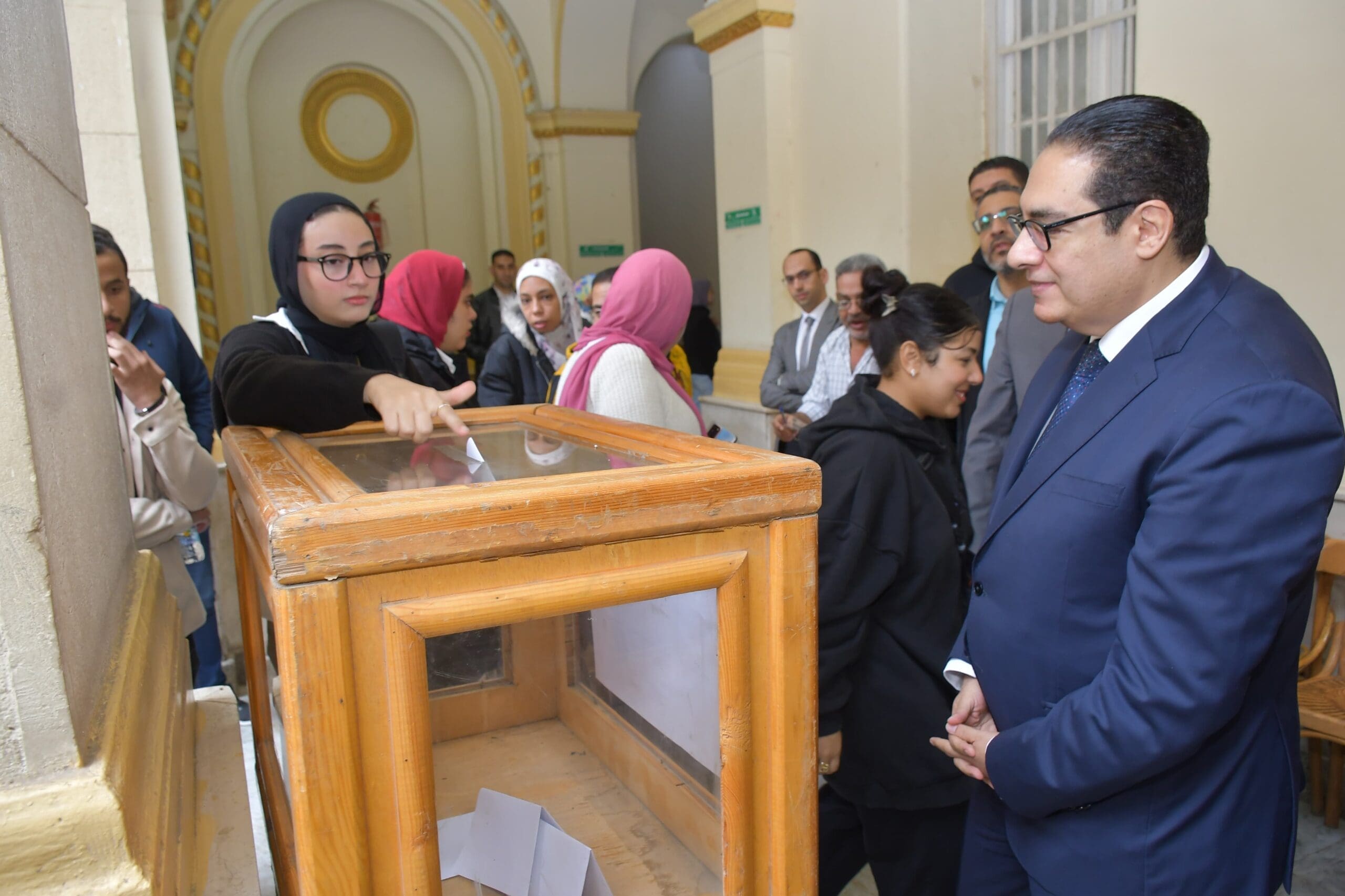 6aa00a46 609b 482f bebd 03a01588c805 scaled جامعة القاهرة جامعة القاهرة: جولة الإعادة بانتخابات الاتحادات الطلابية فى7 كليات موقع في الجامعة