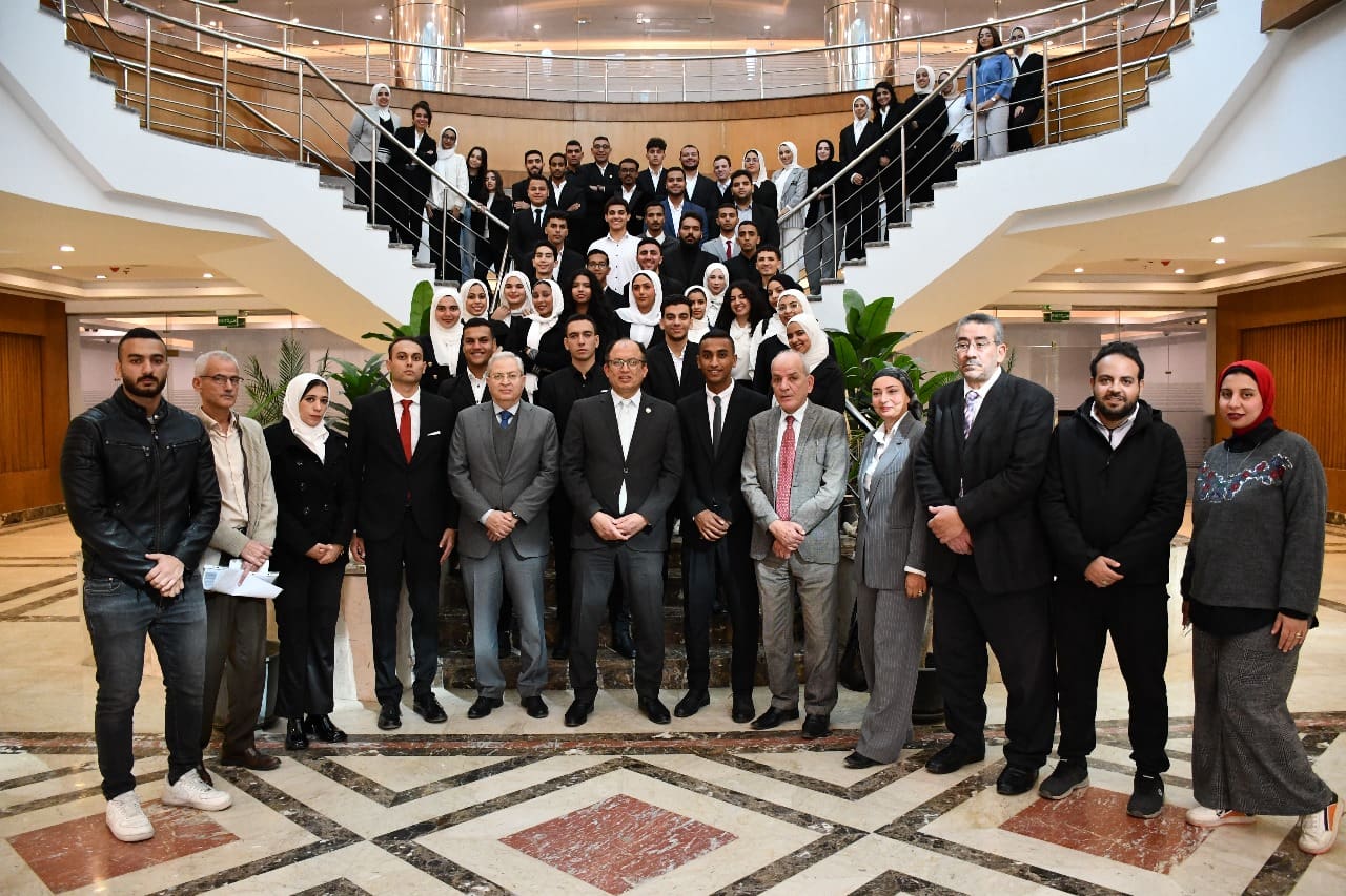IMG 20241128 WA0063 بنها رماح وائل رئيسا لاتحاد طلاب جامعة حلوان الأهلية ومصطفى ناصر نائبا له موقع في الجامعة