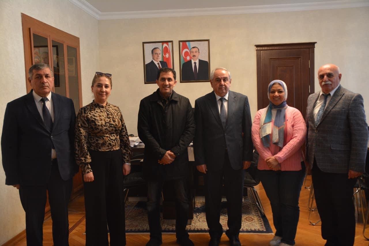 IMG 4936 جامعة قناة السويس رئيس أكاديمية البحث العلمي في زيارة معهد الفيزياء في جمهورية أذربيجان موقع في الجامعة