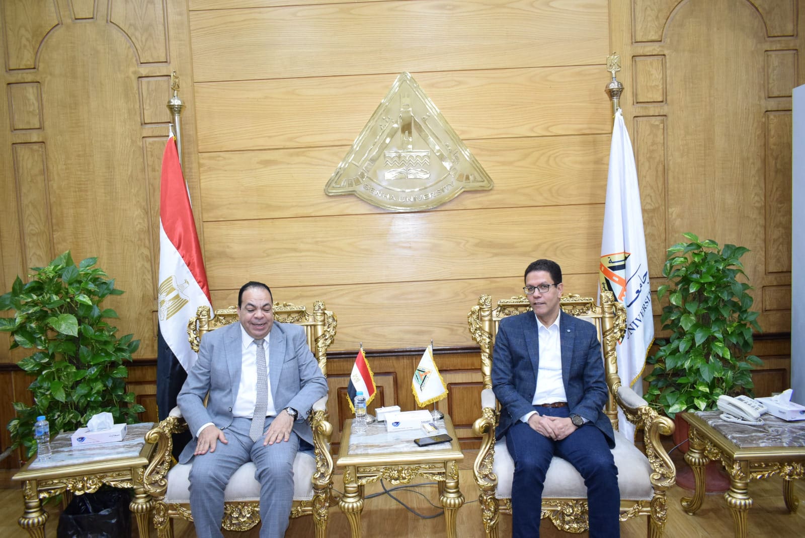 جامعة بنها جامعة جنوب الوادي رئيس جامعة بنها يستقبل رئيس الجهاز التنفيذي لمحو الأمية وتعليم الكبار موقع في الجامعة
