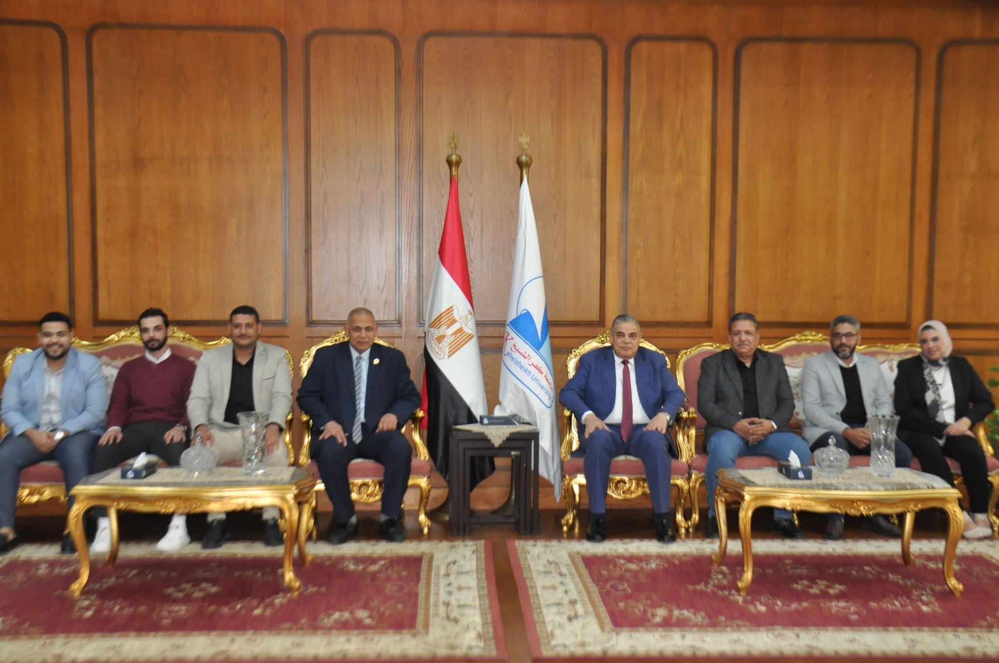 مجلس جامعة كفر الشيخ كفر الشيخ حاسبات ومعلومات كفر الشيخ تنظيم الملتقى الرابع لتأهيل طلابها لسوق العمل موقع في الجامعة