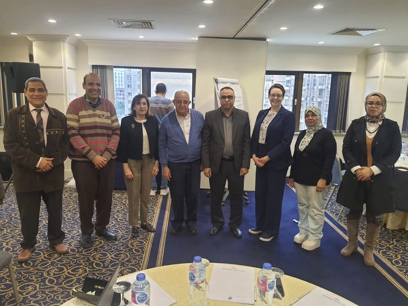 12546 وزير الزراعة  كلية التربية جامعة بني سويف تشارك في البرنامج التدريبي "لإعداد المقررات الدراسية" موقع في الجامعة