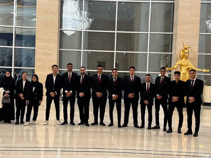 1452 2 البطولة العربية 100 طالب وطالبة بجامعة بني سويف الأهلية يشاركون في حفل ختام حملة " مانحى الأمل العالمية" موقع في الجامعة