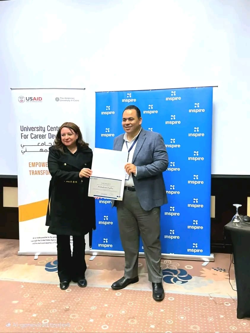 المركز الجامعي للتطوير المهني بجامعة الوادى الجديد يشارك في فعاليات بالجامعة الأمريكية 1 1733647888983 المركز الجامعي المركز الجامعي للتطوير المهني بجامعة الوادى الجديد يشارك في فعاليات بالجامعة الأمريكية موقع في الجامعة