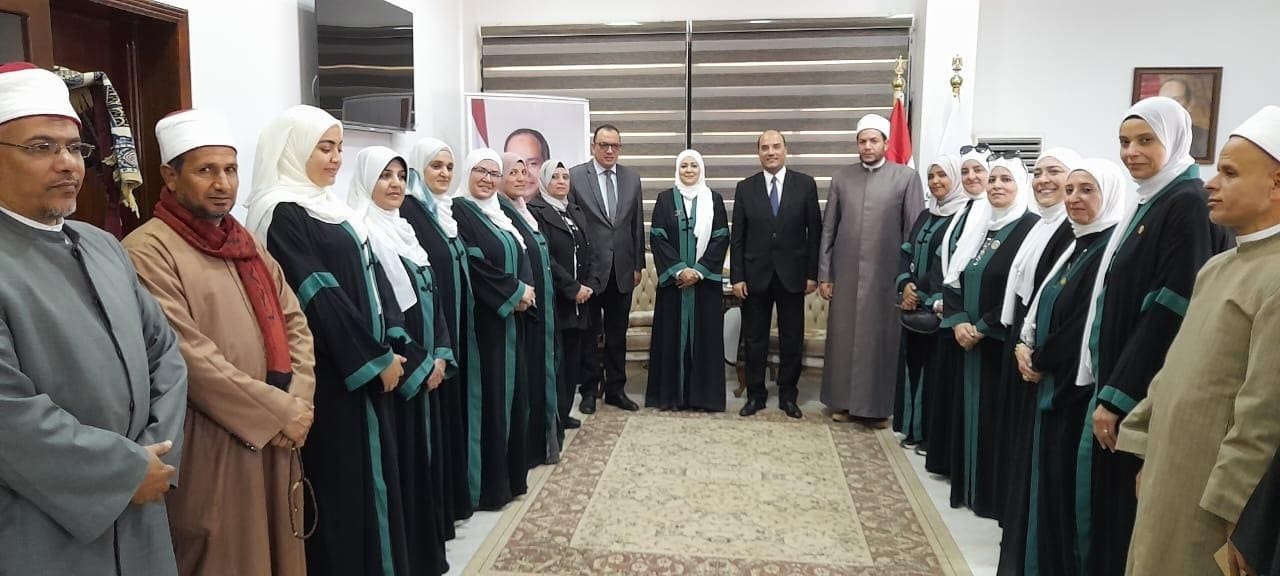 469508366 927147126175467 4355783154940755820 n وزير التعليم العالي جامعة العريش تستقبل أول قافلة دعوية لواعظات الأوقاف بشمال سيناء موقع في الجامعة