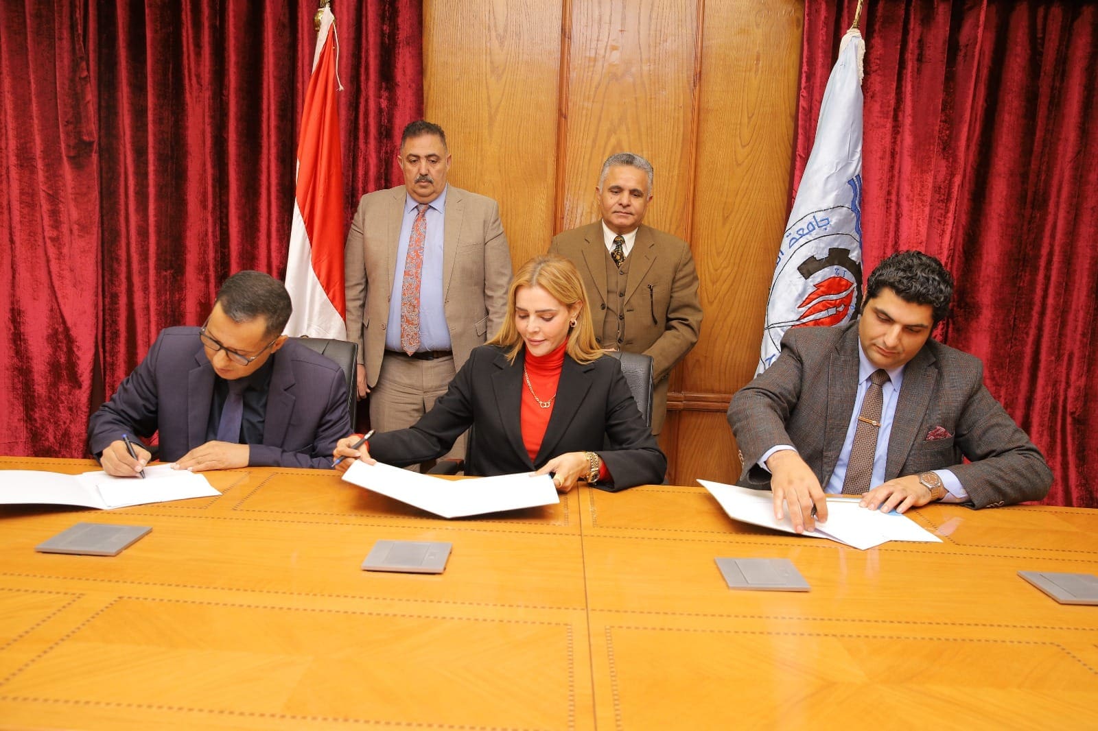 توقيع بروتوكول تعاون بين كليتي هندسة البترول والتعدين والهندسة والشركة المتقدمة للإستثمارات البترولية API