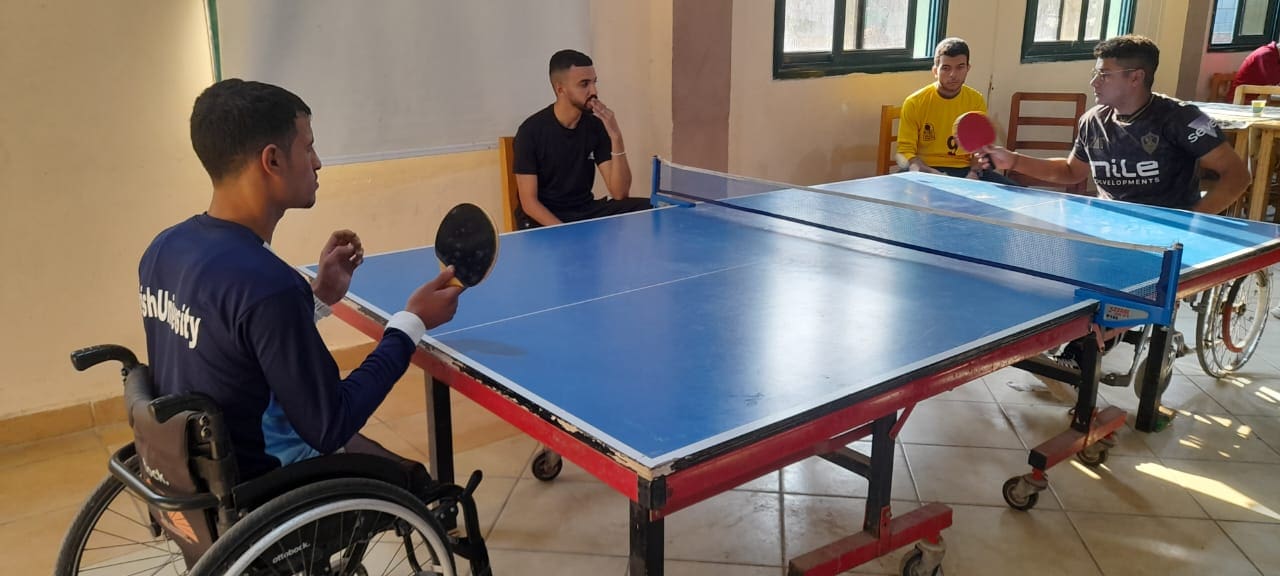 IMG 20241207 WA0069 جامعة بنها نحن الحياة.. شاهد مسابقات ذوي الإعاقة ببارالمبياد الجامعات موقع في الجامعة