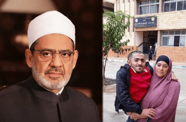 569 شيخ الأزهر تحمل ابنها يوميًّا لكليته.. شيخ الأزهر يوجه برعاية حالة الأم الملهمة "زينب الشربيني" موقع في الجامعة