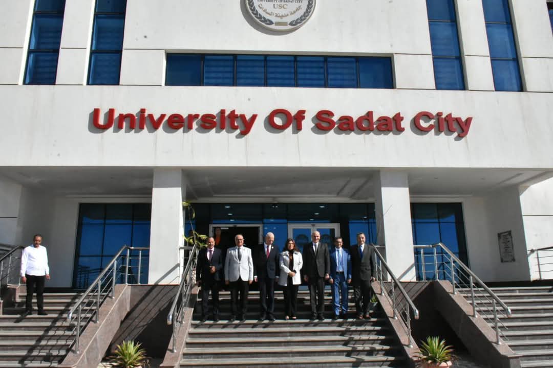 FB IMG 1736702794705 السادات رئيس جامعة مدينة السادات تستقبل رئيس جامعة المنوفية موقع في الجامعة