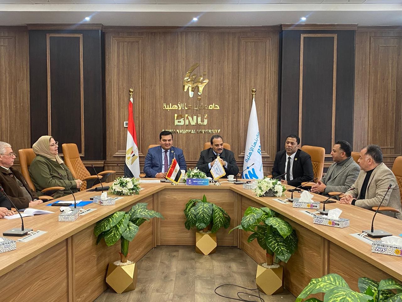 IMG 20250112 WA0078 دولة التلاوة تكريم المجتازين برنامج "حوكمة المؤسسات والتنمية المستدامة" بجامعة بنها الأهلية  موقع في الجامعة