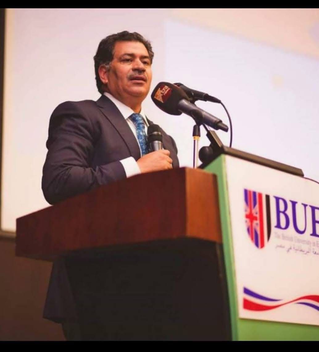 IMG 8910 عادل صالح الدكتور عادل صالح عميدًا لكلية الاتصال والإعلام بالجامعة البريطانية موقع في الجامعة