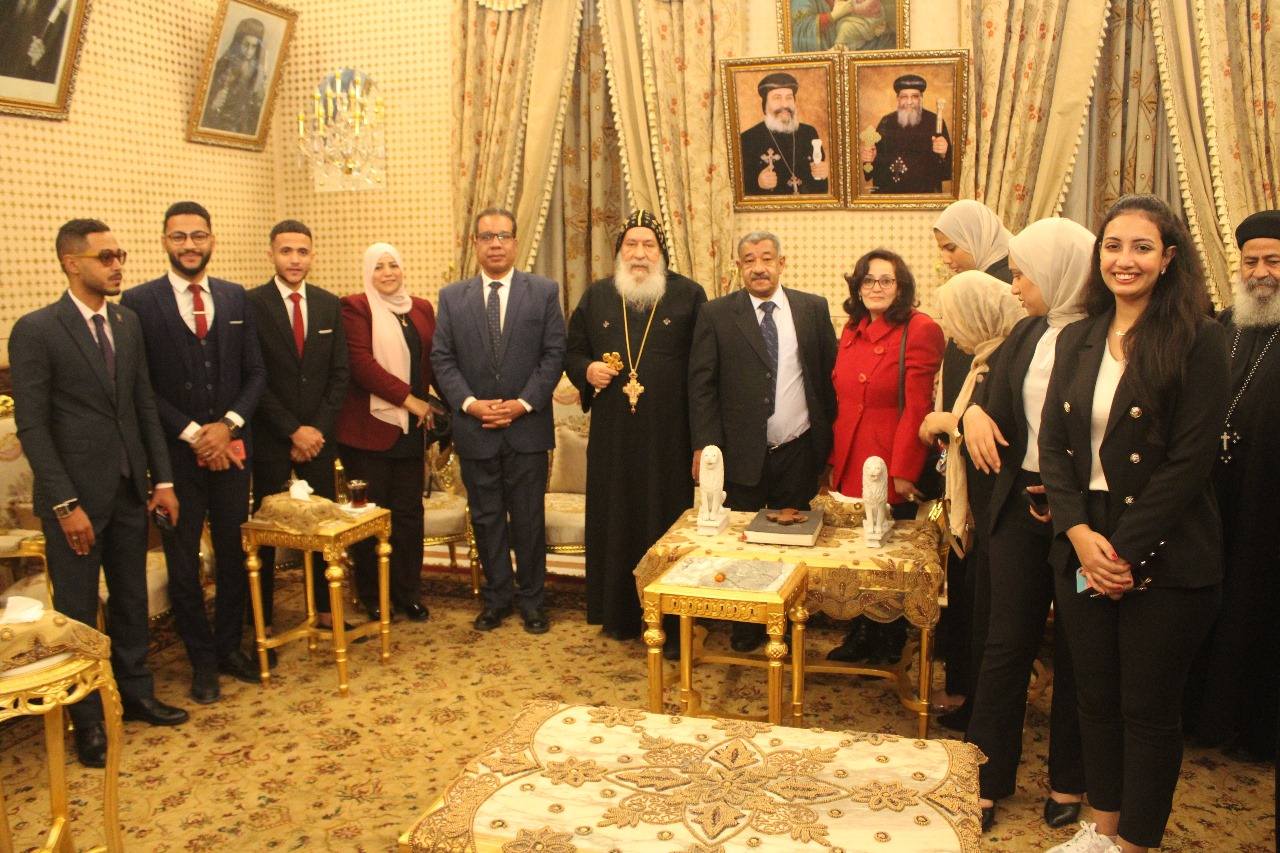 جنوب الوادي 2 وزارة الداخلية أسرة طلاب من أجل مصر بجنوب الوادي تزور مطرانية الأقباط الأرثوذكس للتهنئة بعيد الميلاد موقع في الجامعة