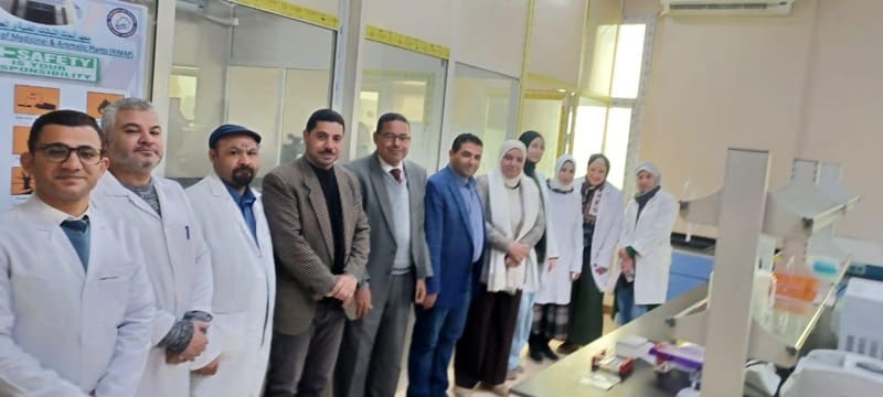 1 2 3 سوهاج "استخلاص وتحليل المادة الوراثية من النباتات" دورة تدريبية بمعهد النباتات الطبية والعطرية بجامعة بني سويف موقع في الجامعة