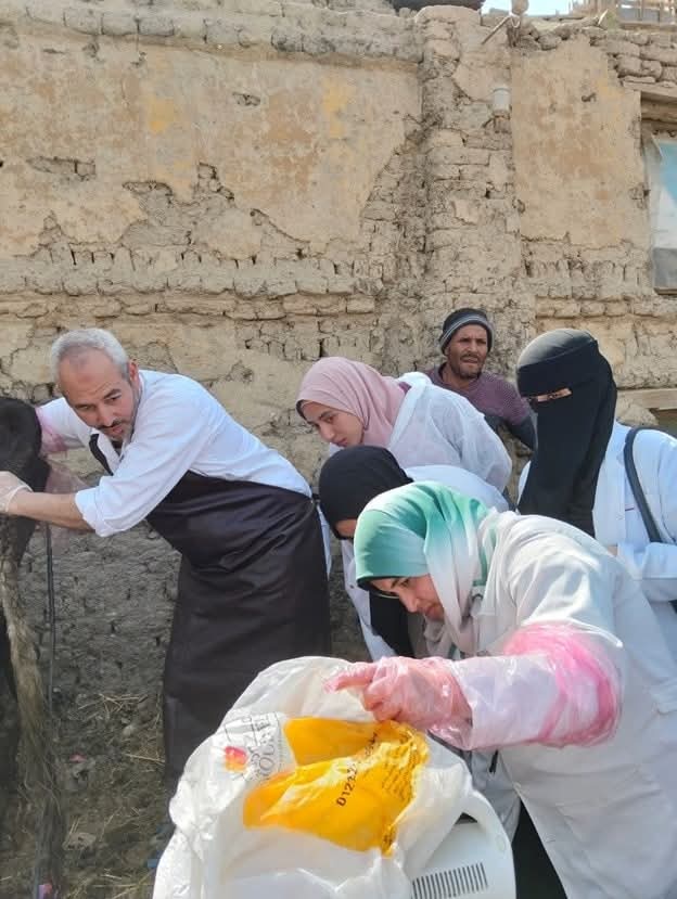 استمرار إرسال القوافل البيطرية المجانية لخدمة المجتمع وتنمية الثروة الحيوانية 17 FB IMG 1740470765362 عملية استمرار إرسال القوافل البيطرية المجانية لخدمة المجتمع وتنمية الثروة الحيوانية موقع في الجامعة