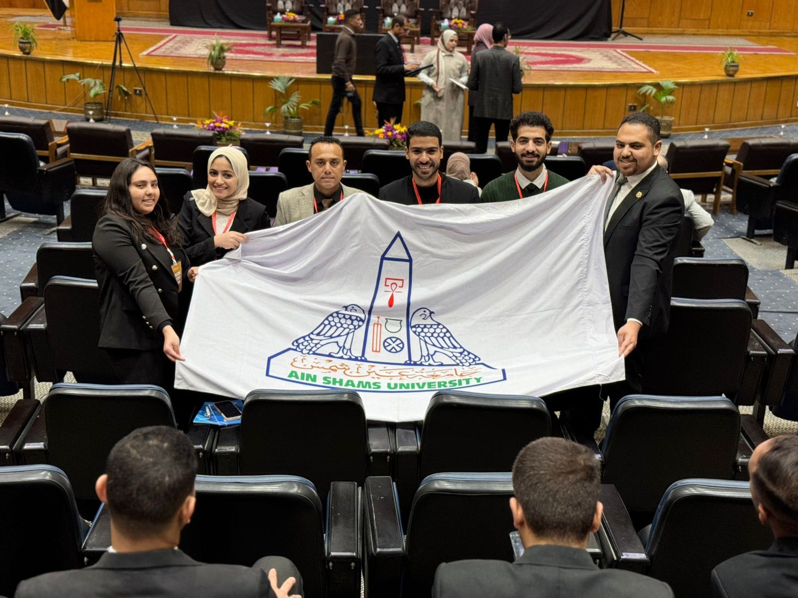IMG 20250211 WA0122 جامعة وفد جامعة عين شمس يشارك في برنامج ملتقي قادة اتحادات طلاب جامعات الجمهورية الجديدة مصر 2030 موقع في الجامعة