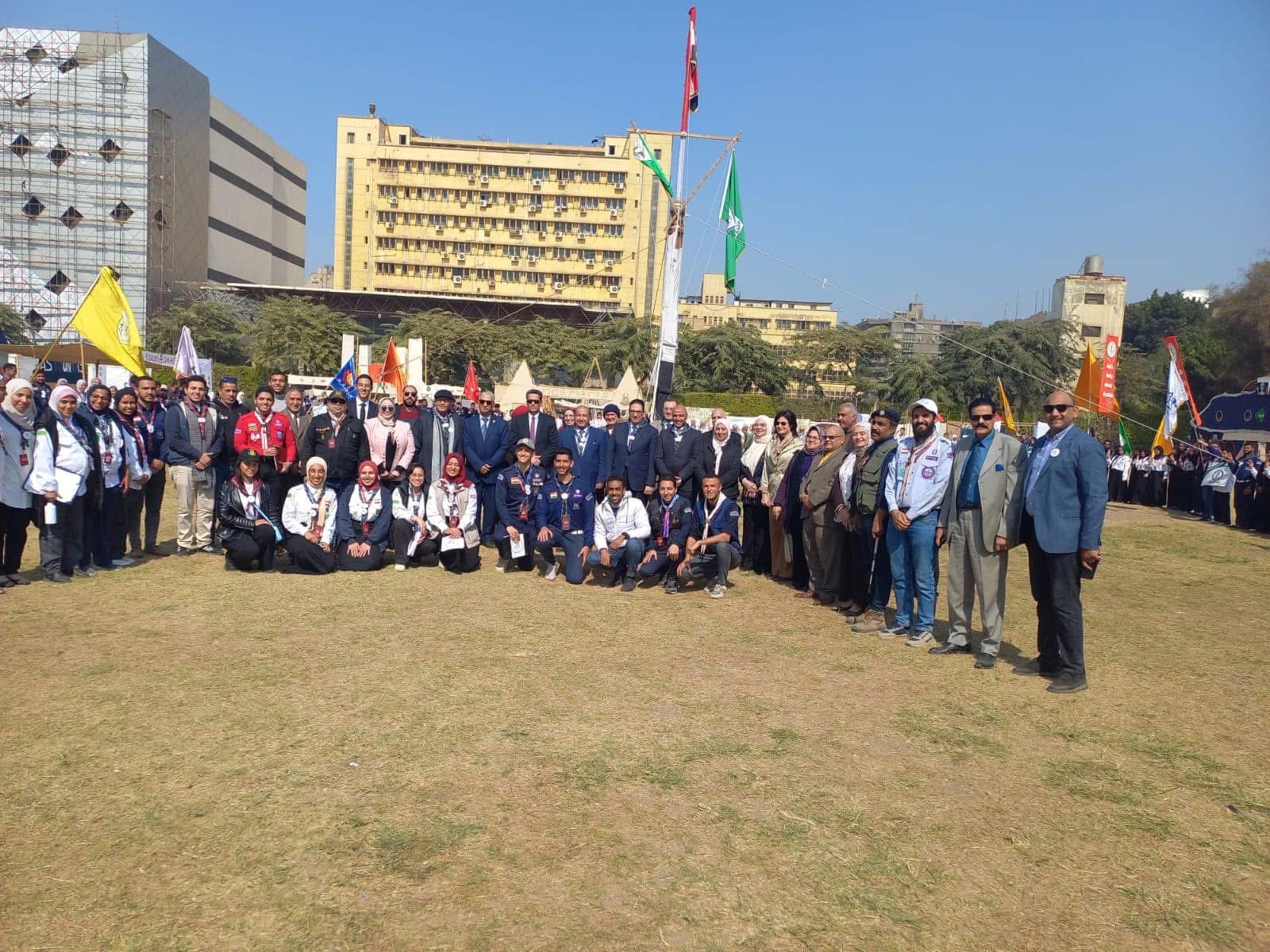 IMG 6056 التعليم العالي إعلام القاهرة تشارك في المهرجان الكشفي 45 والإرشادي 33 للجامعة موقع في الجامعة