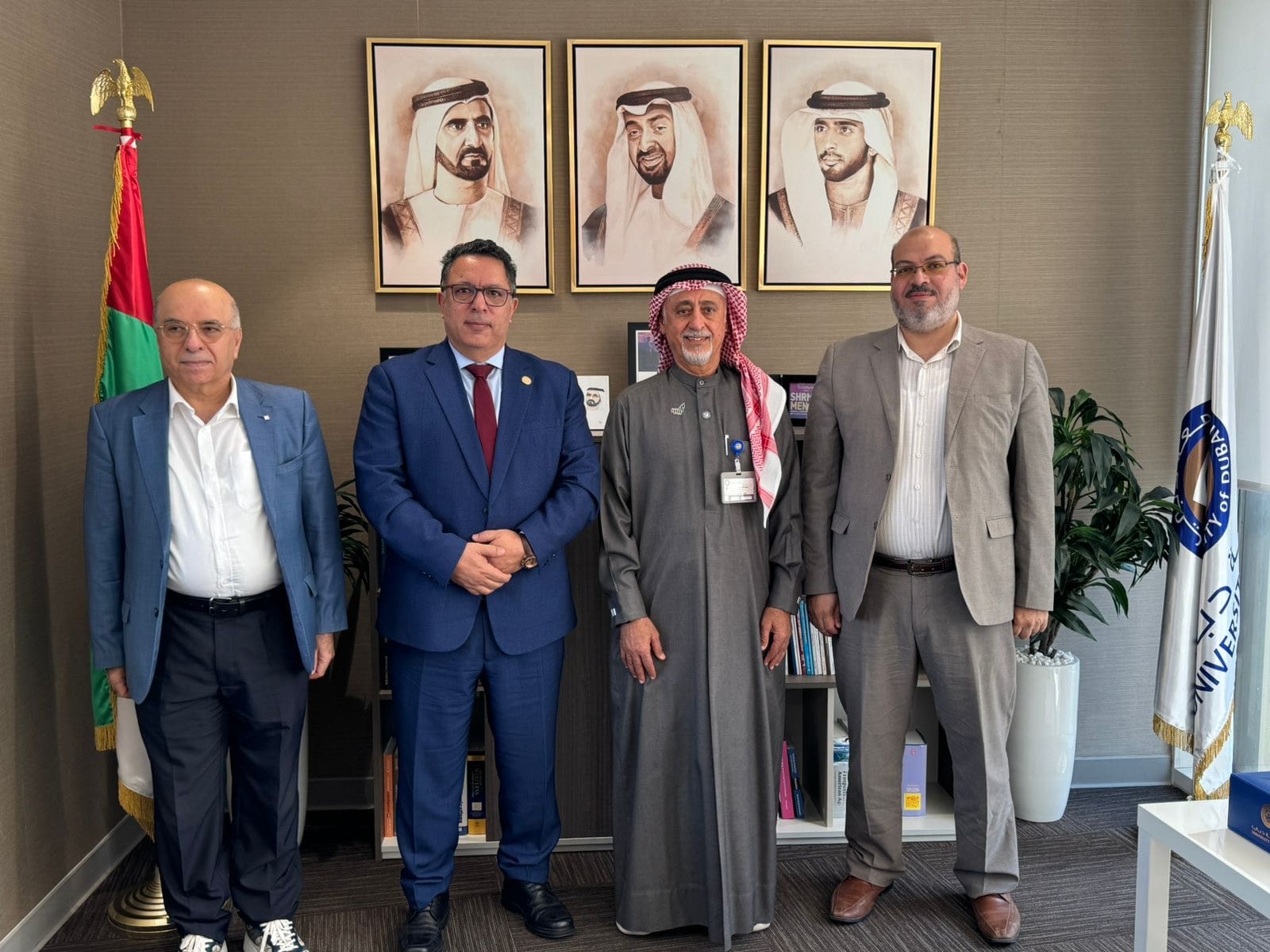 b167c5ce 85cb 420d ac3b f3547651f6d9 التعليم العالي اتحاد مجالس البحث العلمي العربية وجامعة دبي يناقشان سبل التعاون لدعم البحث والابتكار في الوطن العربى موقع في الجامعة