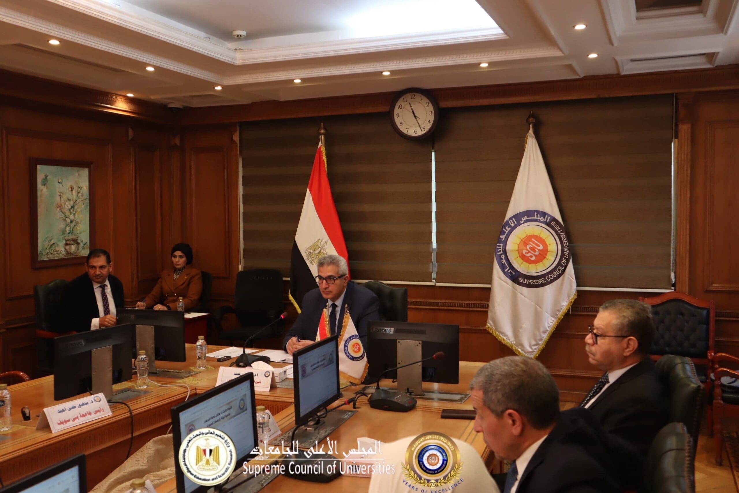 c6a6ec5e 53da 48db b88c 202e1f680132 scaled وزير الأعلى للجامعات: إعادة تشكيل اللجنة العليا لتنفيذ المشروع القومي للقضاء على الأمية موقع في الجامعة