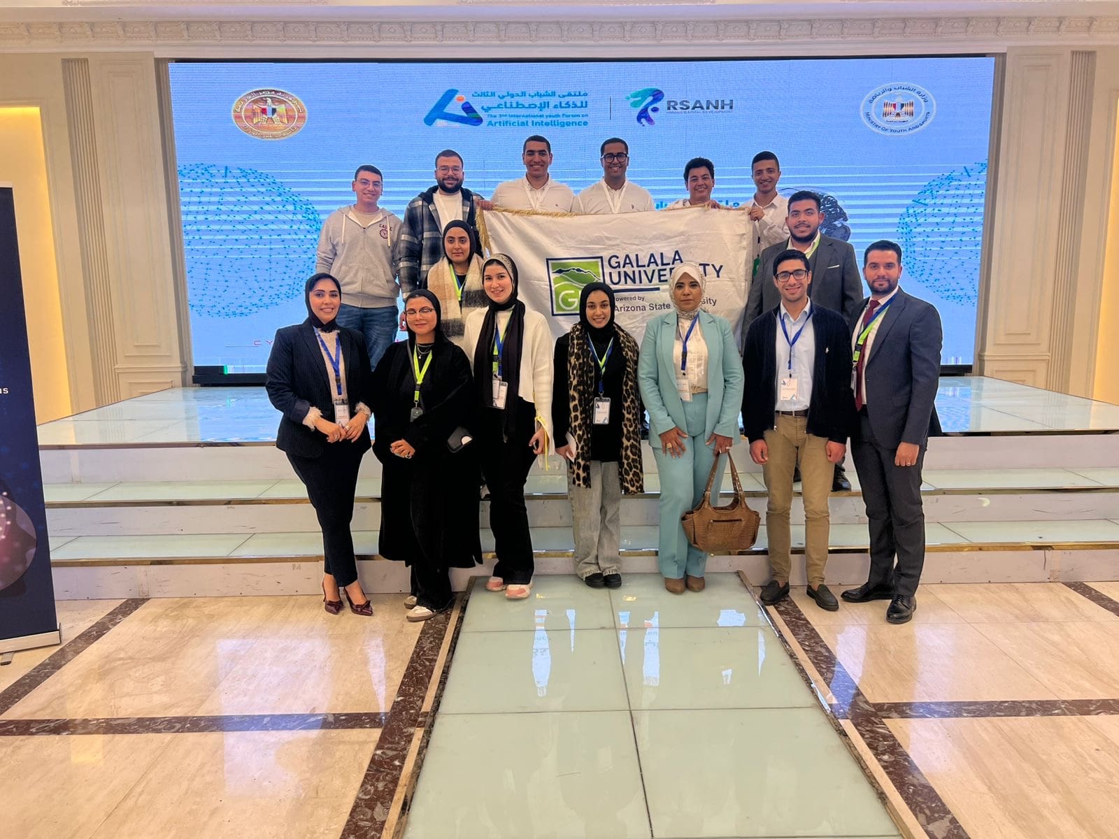 ccde2bb6 9adf 47aa 84a8 301384b526fe جامعة الجلالة جامعة الجلالة تقدم مجموعة من المشاريع المبتكرة في مجالات الذكاء الاصطناعي والتكنولوجيا الحديثة* موقع في الجامعة