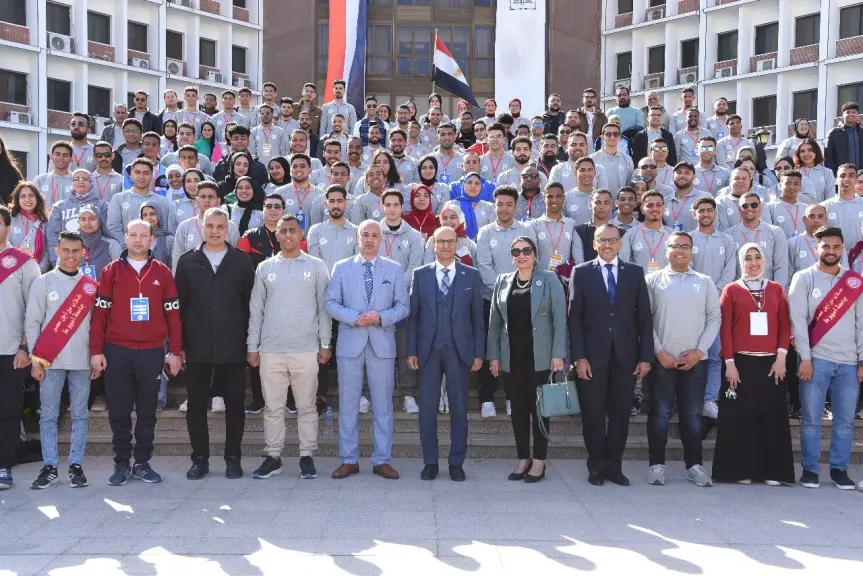 1228402 جامعة جامعة أسيوط تبرز بدور رائد في تنظيم ملتقى قادة اتحادات طلاب مصر 2030 موقع في الجامعة
