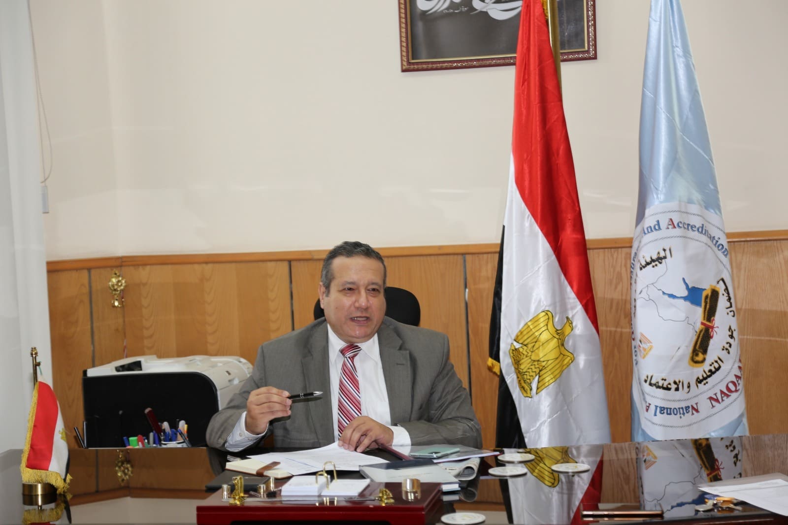 IMG 20250318 WA0219 جامعة عين شمس أقطاب التعليم والإعلام والفن في "سحور" صوت العرب موقع في الجامعة