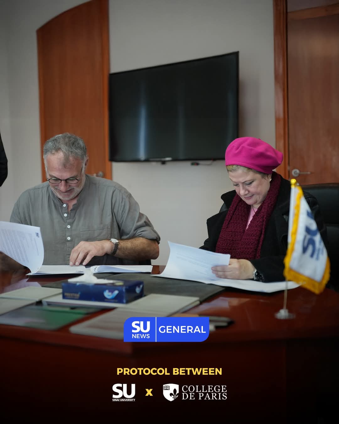 IMG 20250324 WA0026 جامعة سيناء جامعة سيناء تعلن عن بروتوكول تعاون مع كلية باريس الدولية لتعزيز الفرص التعليمية لطلابها موقع في الجامعة