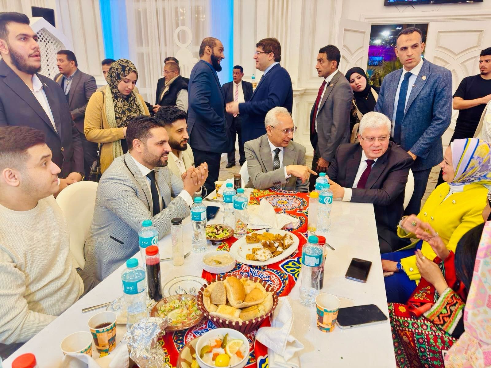 IMG 7213 متبرع "بحضور وزير التعليم العالي".. جامعة المنوفية تشارك في الإفطار الرمضاني السنوي للطلاب الوافدين موقع في الجامعة
