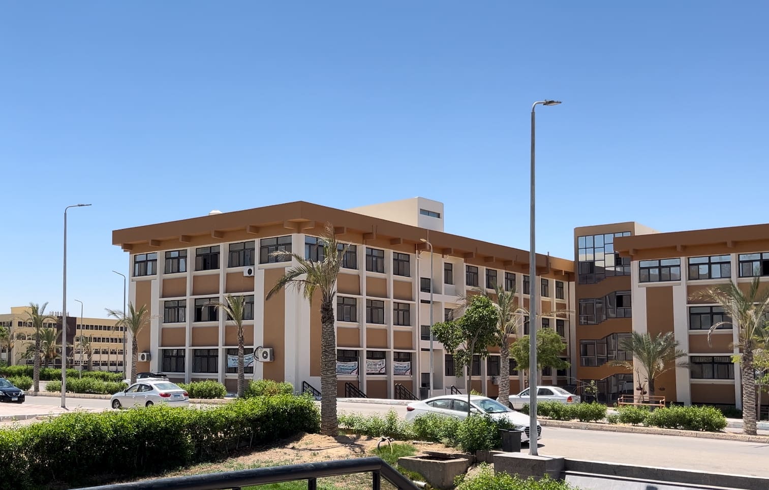 جامعة العريش تصدم طلابها بشأن تعليق الدراسة اليوم الأربعاء.. اقرأ التفاصيل 1 جامعة العريش تُطلق أول مجمع طبي متكامل بشمال سيناء على مساحة 50 فدانًا