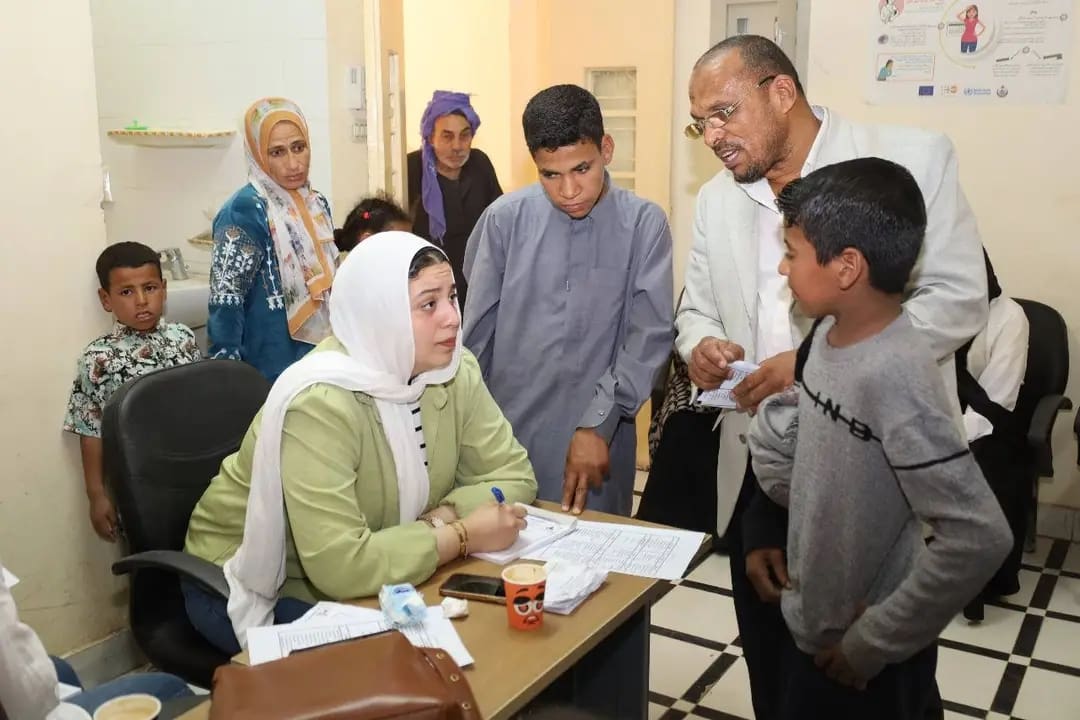 جامعة المنيا تطلق قافلة تنموية متكاملة إلى قرية أدمو تضم 11 تخصص طبي 1 1745672969455 جامعة المنيا جامعة المنيا تطلق قافلة تنموية متكاملة إلى قرية أدمو تضم 11 تخصص طبي موقع في الجامعة