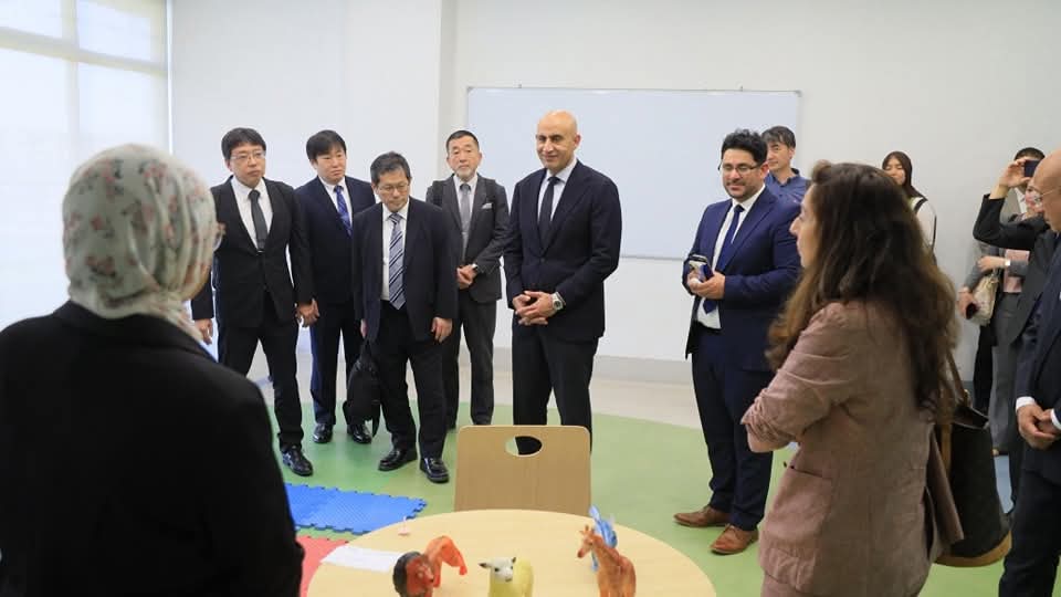 FB IMG 1745234777760 جامعة حلوان وزير التعليم لوفد ياباني: الدولة المصرية تولي اهتمامًا بالغًا بدعم ذوي الاحتياجات الخاصة موقع في الجامعة