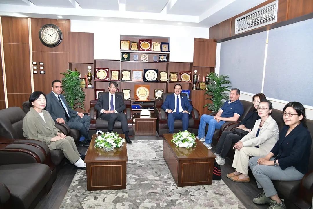 جامعتا الوادى الجديد وصوفيا اليابانية يتابعان مشروع استدامة الواحات 1 1746096149711 الوادى الجديد جامعتا الوادى الجديد وصوفيا اليابانية يتابعان مشروع استدامة الواحات موقع في الجامعة