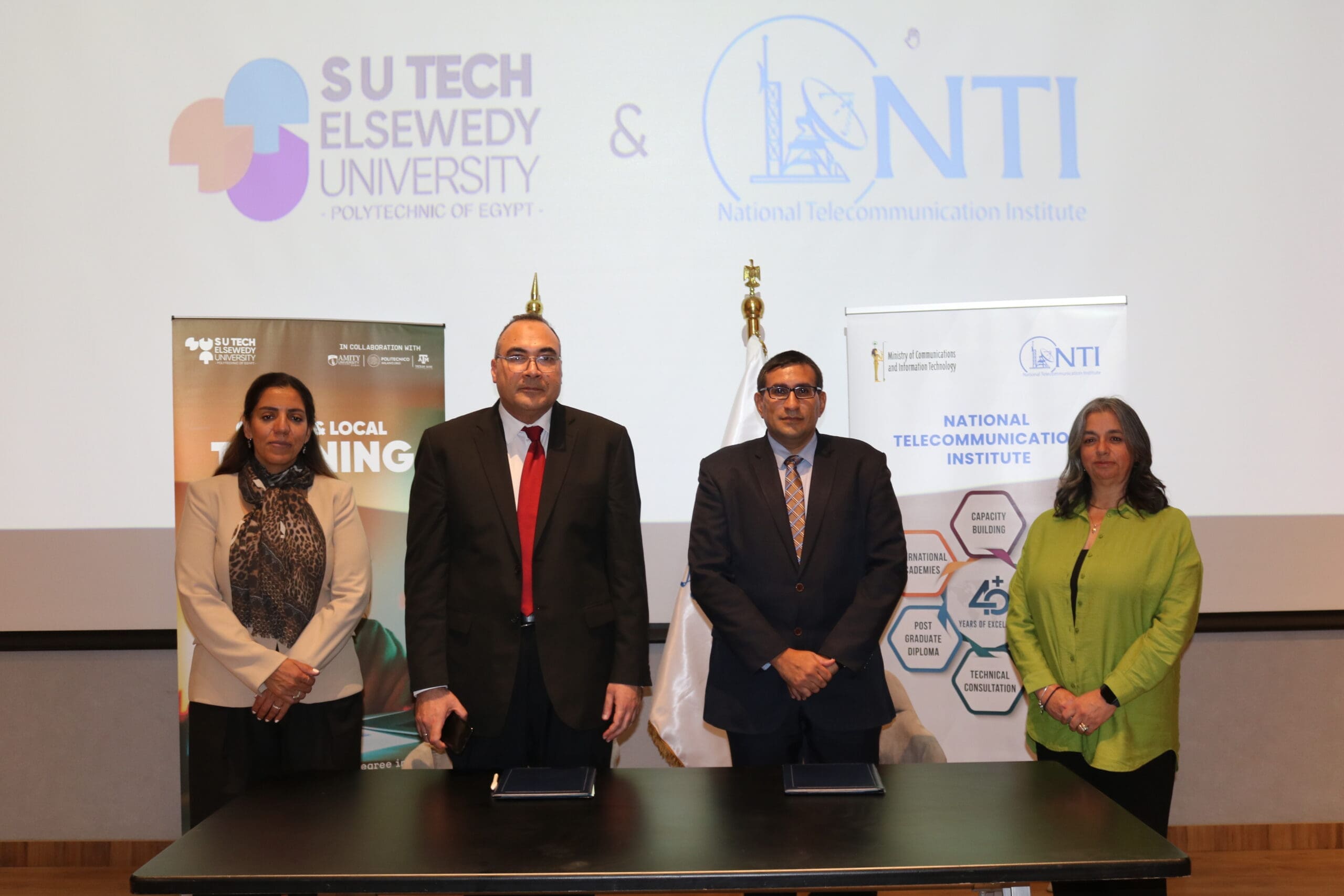 3 Photo scaled جامعة مصر للمعلوماتية المعهد القومي للاتصالات يوقّع مذكرة تفاهم مع جامعة السويدي بوليتكنك مصر لتأهيل طلابها موقع في الجامعة