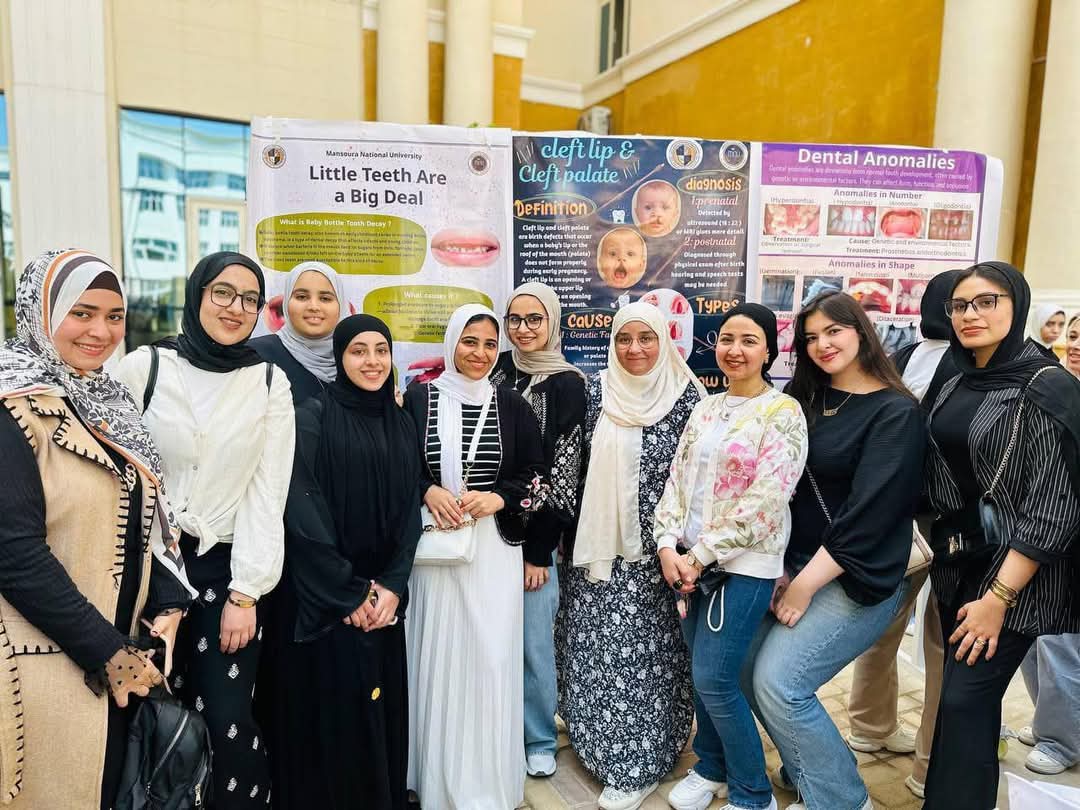 FB IMG 1747032891520 جامعة طنطا طلاب طب أسنان المنصورة الأهلية يتألقون في يوم علمي مليء بالابتكار موقع في الجامعة