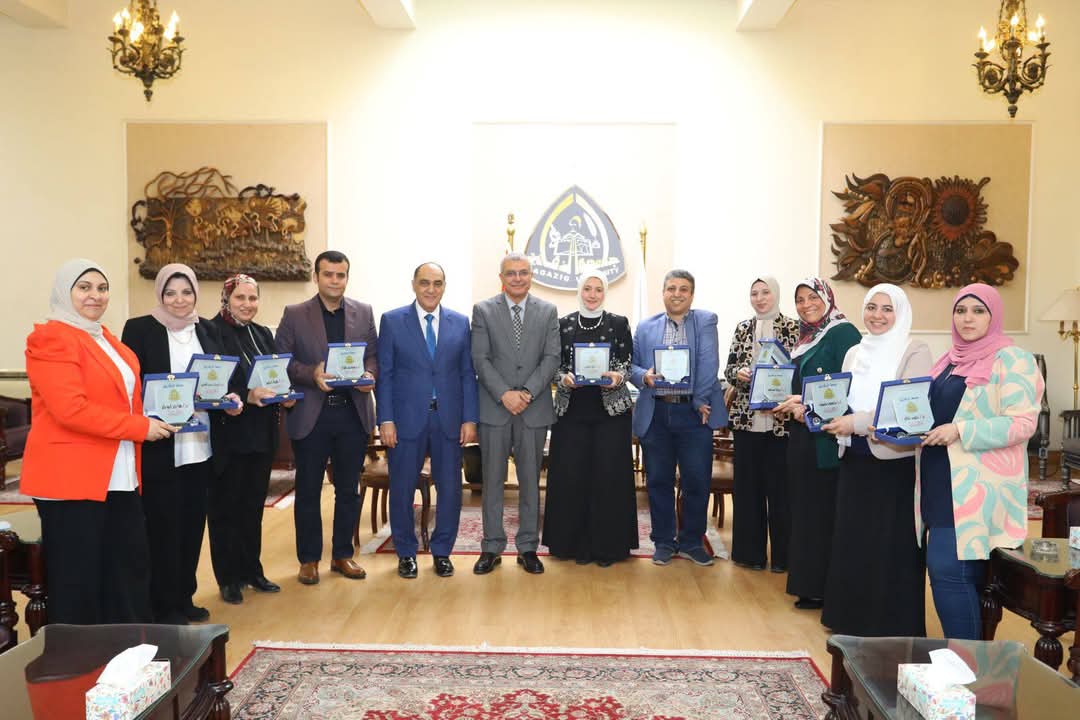FB IMG 1747034356812 جامعة القاهرة رئيس جامعة الزقازيق: النشر الدولي ركيزة أساسية لتطوير البحث العلمي موقع في الجامعة