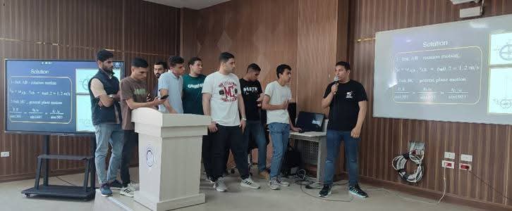 طلاب هندسة "الميكاترونكس" بجامعة المنصورة الأهليةيتألقون في يوم علمي لتطبيق مفاهيم ميكانيكا الجسم الجاسئ 5 FB IMG 1747498496807 القبول طلاب هندسة "الميكاترونكس" بجامعة المنصورة الأهليةيتألقون في يوم علمي لتطبيق مفاهيم ميكانيكا الجسم الجاسئ موقع في الجامعة